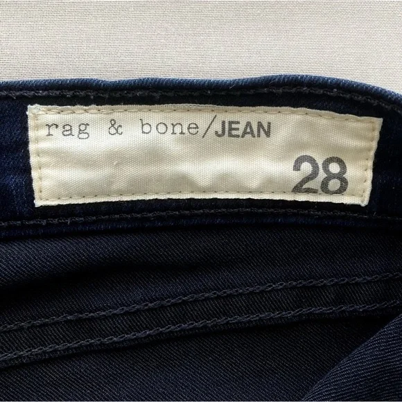 Rag & Bone Legging Jean 28 Mid Rise in Midnight Blue - Picture 15 of 16